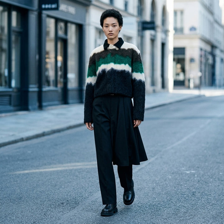 Chusen-Dyed Knit Cardigan | sacai | Club21 - lifestyle