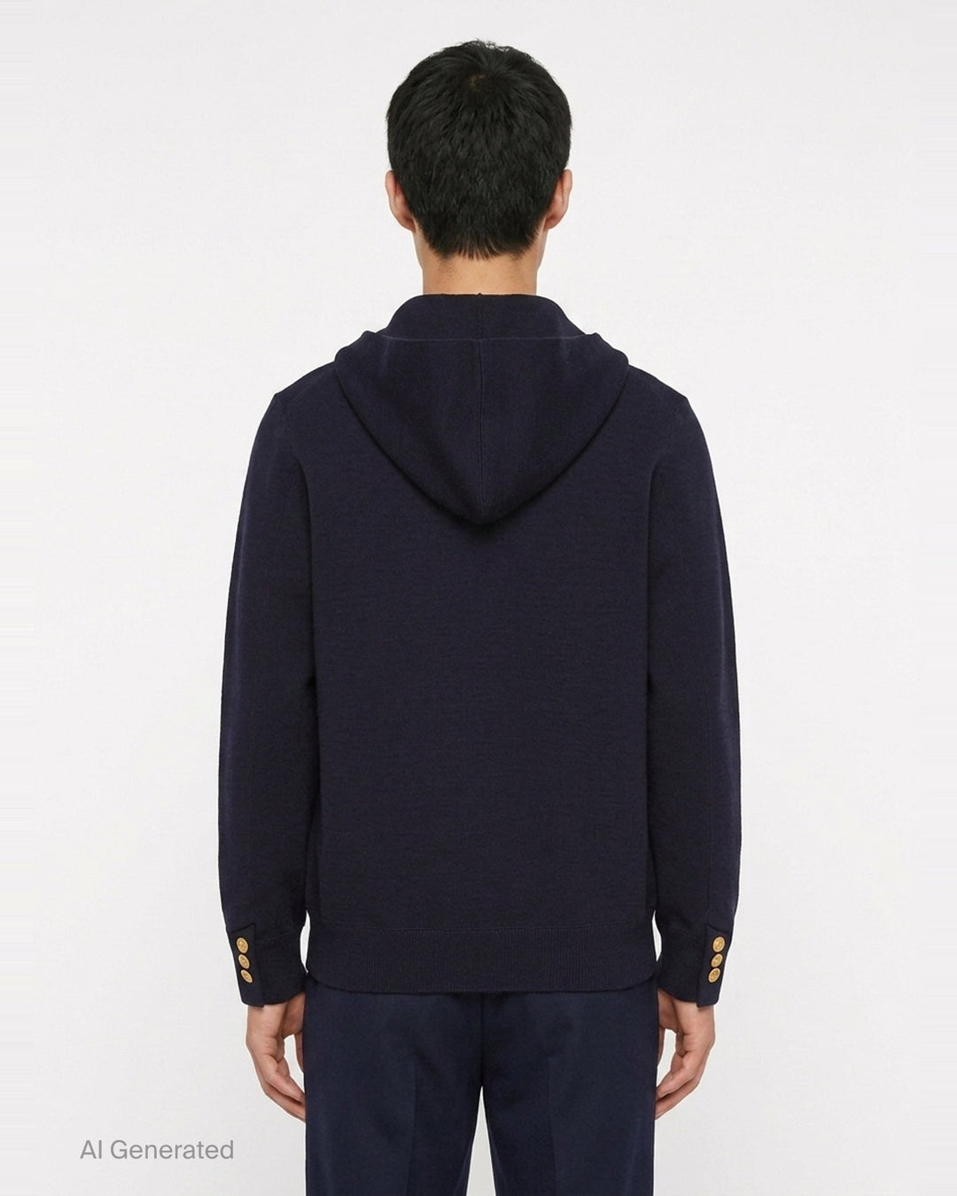 Cotton Cashmere Knit Jacket | sacai | Club21 - back