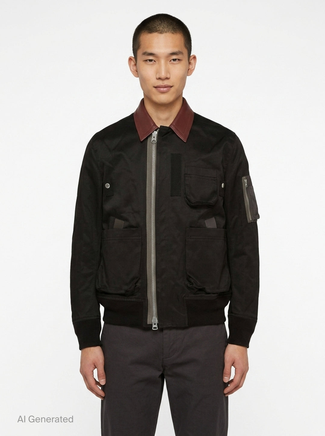 Cotton Chino Blouson Jacket | sacai | Club21 - front