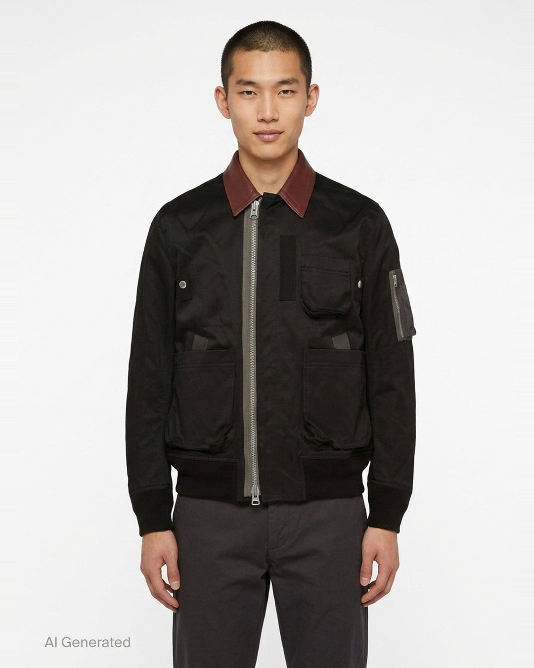 Cotton Chino Blouson Jacket | sacai | Club21 - front