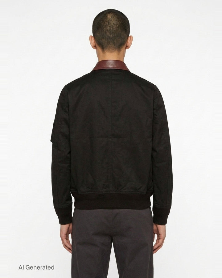 Cotton Chino Blouson Jacket | sacai | Club21 - back