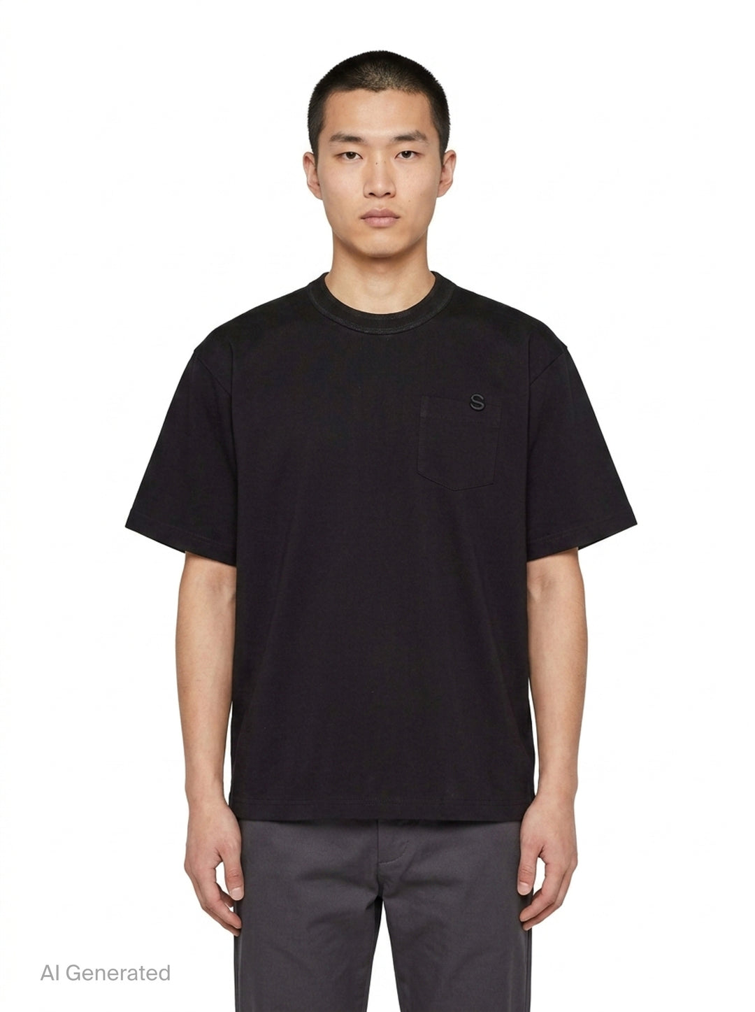 Cotton Jersey Pocket T-Shirt | sacai | Club21 - front