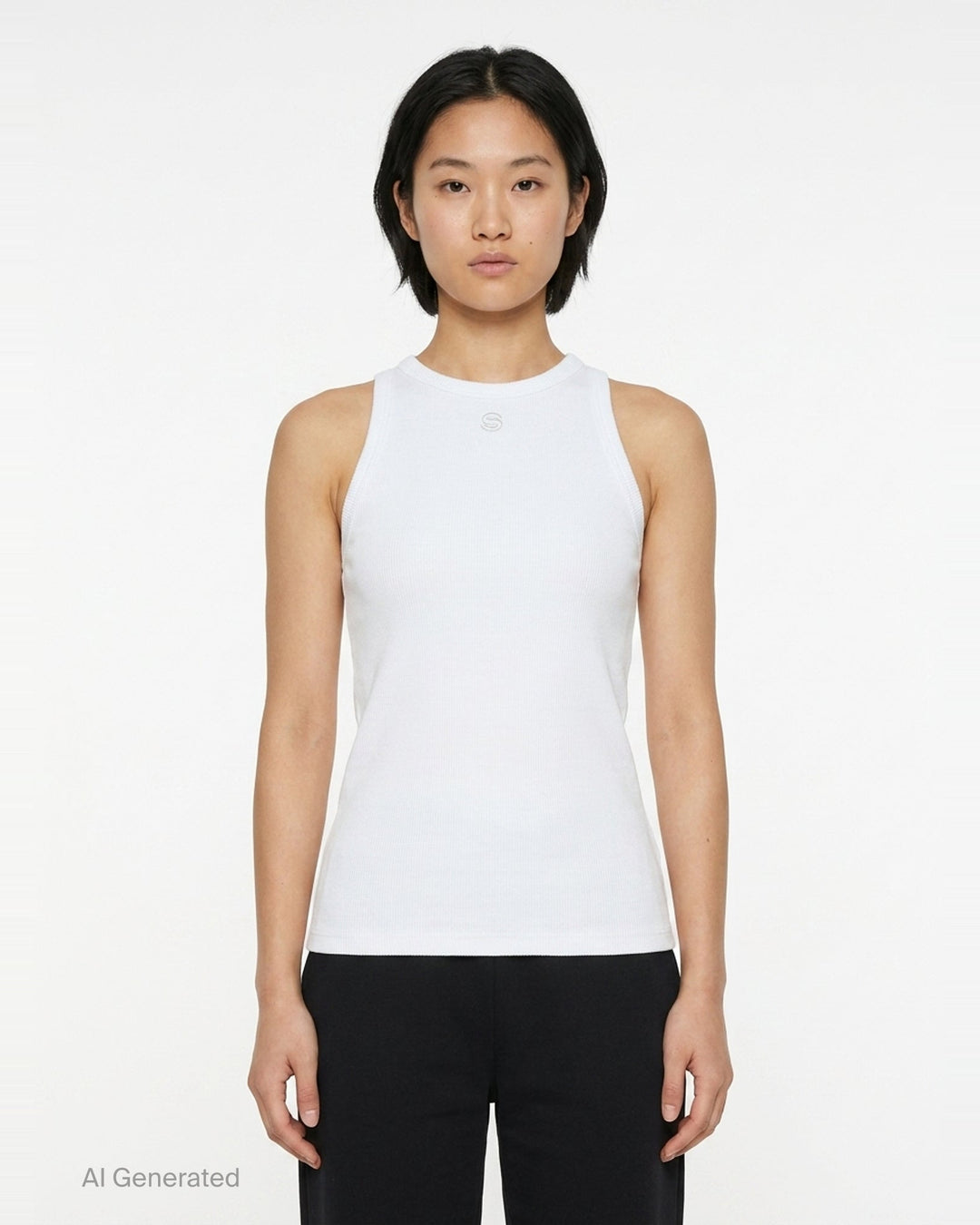 Cotton Jersey Tank Top | sacai | Club21 - front