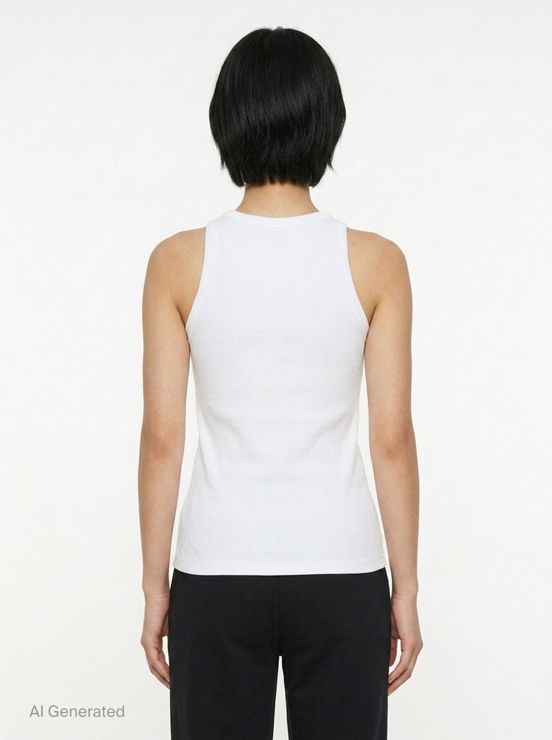 Cotton Jersey Tank Top | sacai | Club21 - back