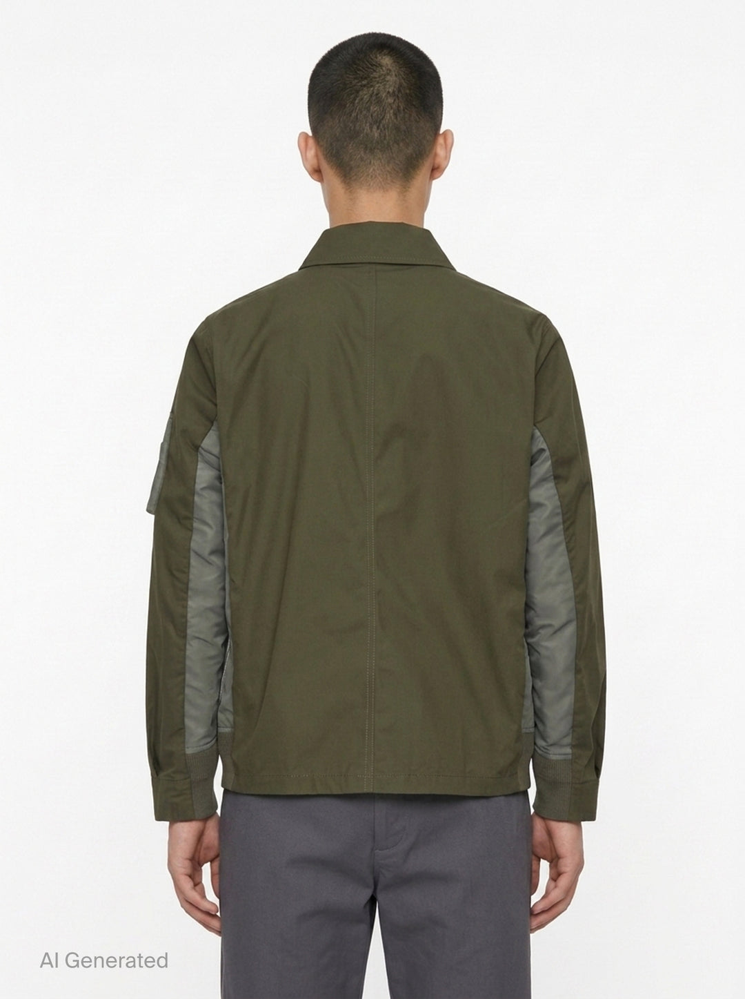 Cotton Nylon Oxford Jacket | sacai | Club21 - back