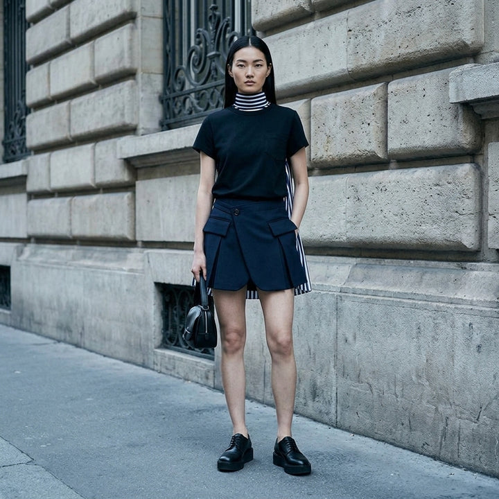 Cotton Poplin Jersey Tee | sacai | Club21 - lifestyle