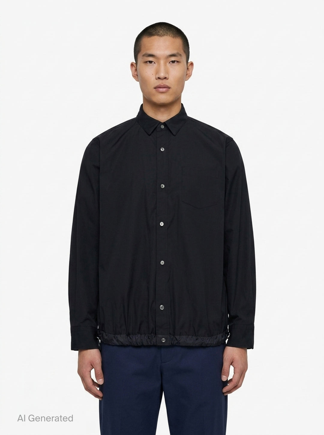 Cotton Poplin Shirt | sacai | Club21 - front