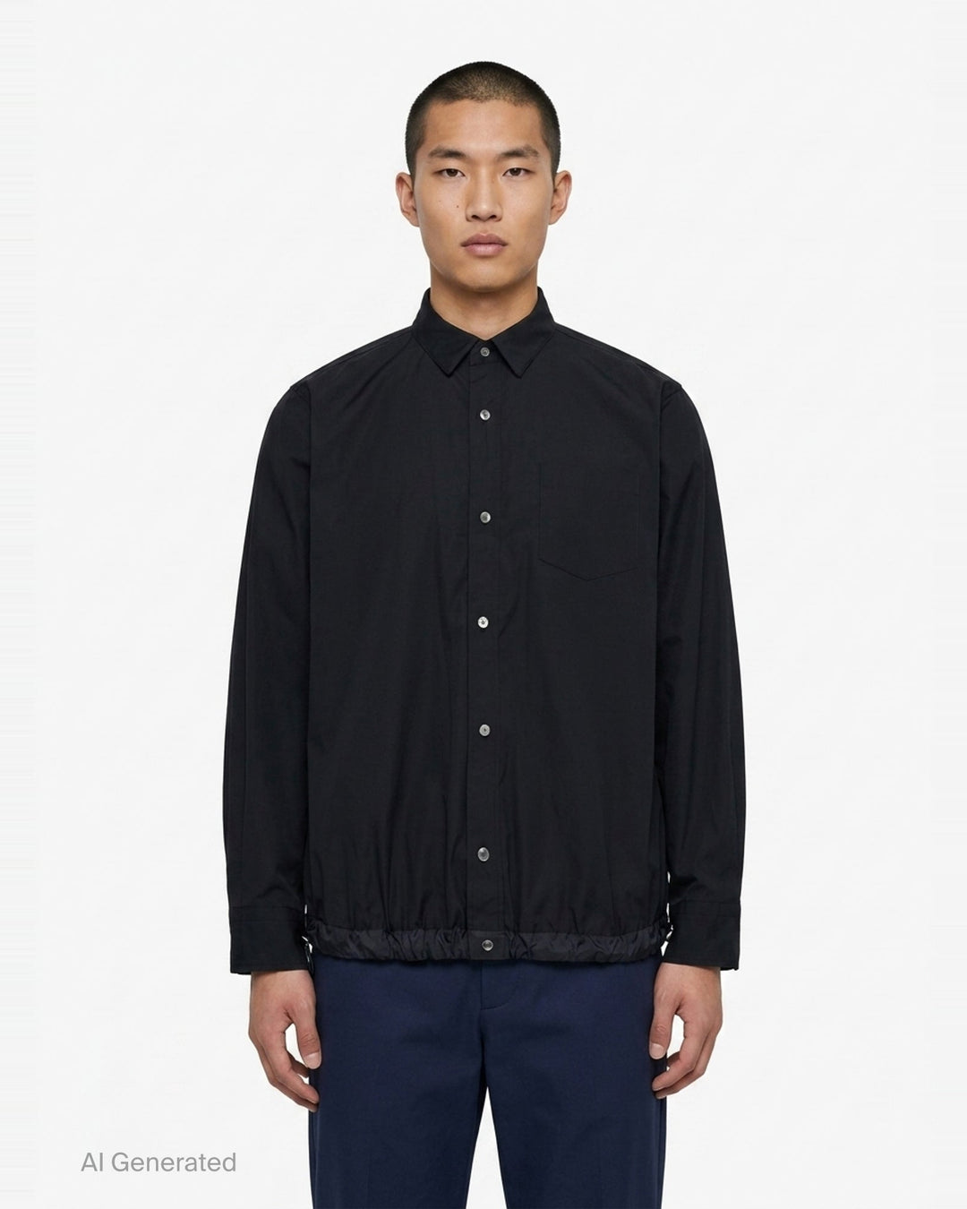 Cotton Poplin Shirt | sacai | Club21 - front