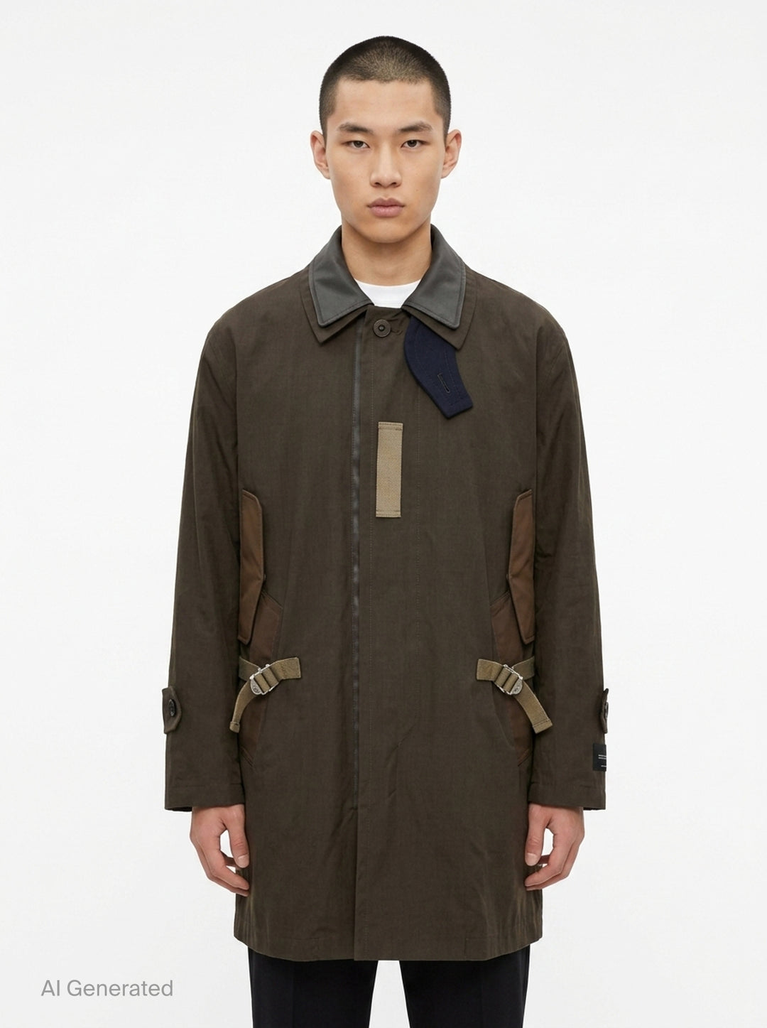 Cotton Typewriter Coat | sacai | Club21 - front