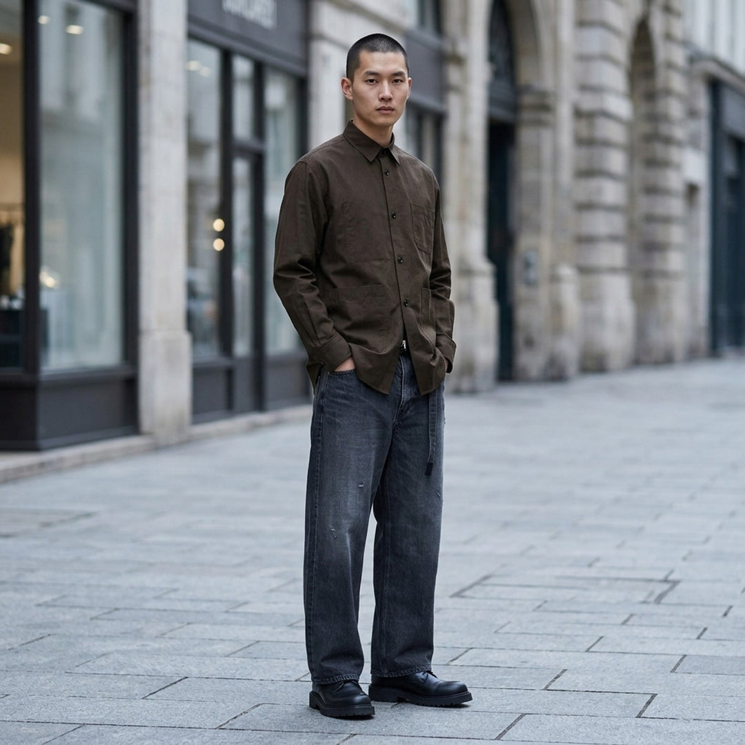 Cotton Typewriter Long Sleeve Shirt | sacai | Club21 - lifestyle