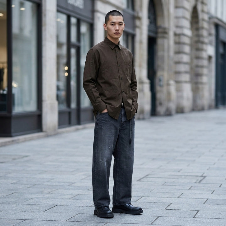 Cotton Typewriter Long Sleeve Shirt | sacai | Club21 - lifestyle
