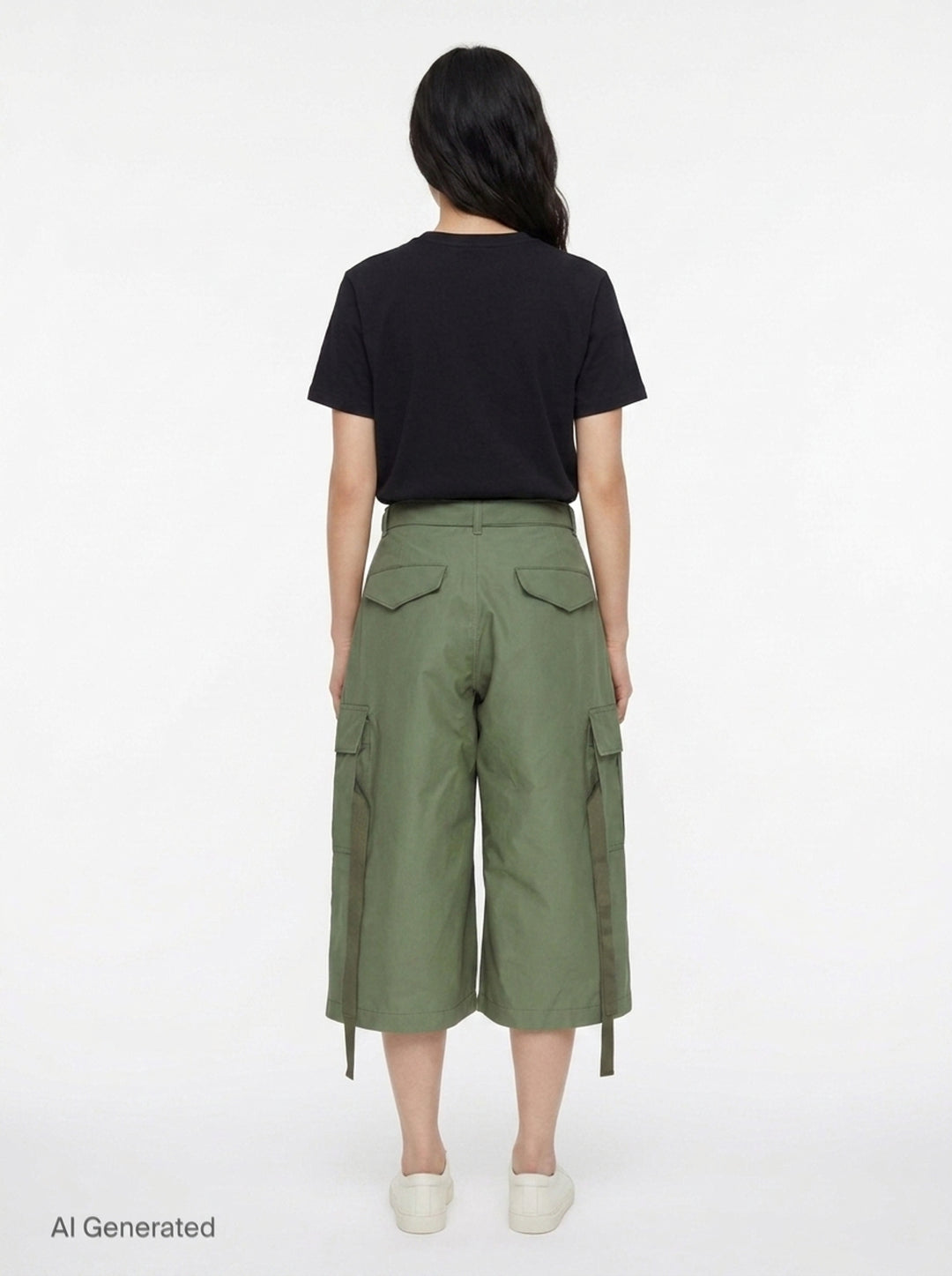 Cotton Weather Cargo Shorts | sacai | Club21 - back