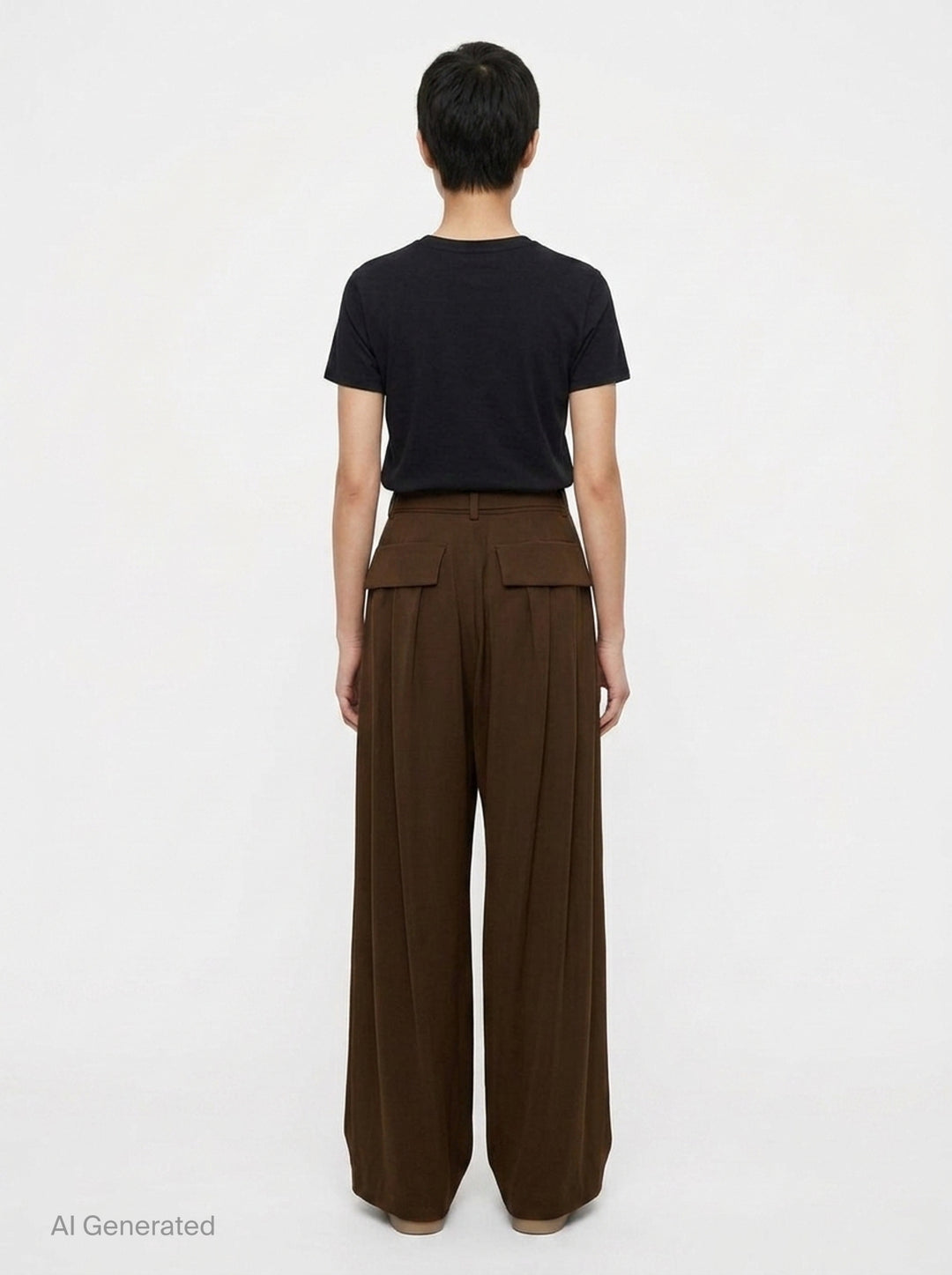 Crepe Back Satin Pants | sacai | Club21 - back
