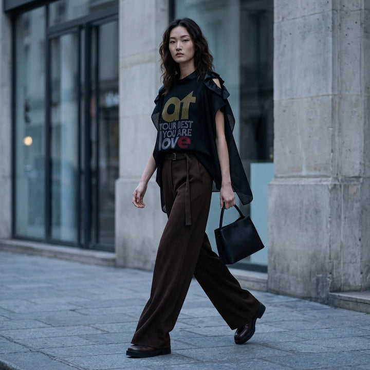 Crepe Back Satin Pants | sacai | Club21 - lifestyle