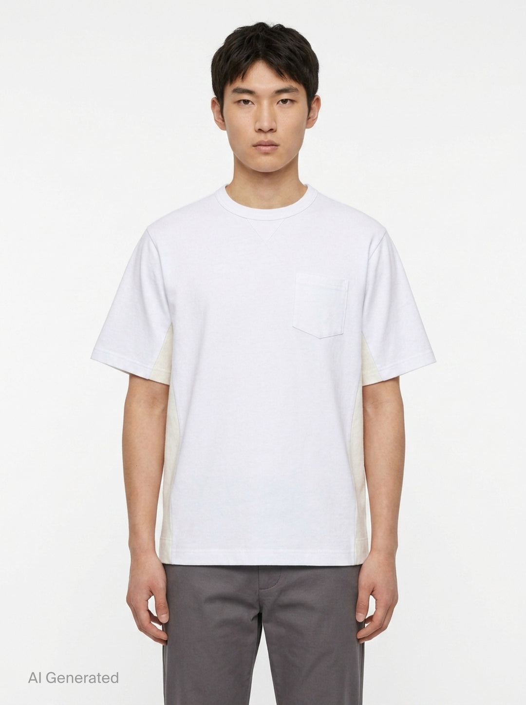 Denim x Cotton Jersey Tee | sacai | Club21 - front