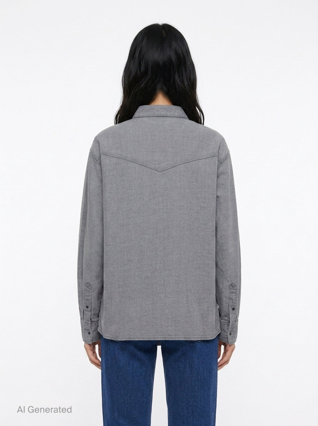 Denim x Knit Cardigan | sacai | Club21 - back