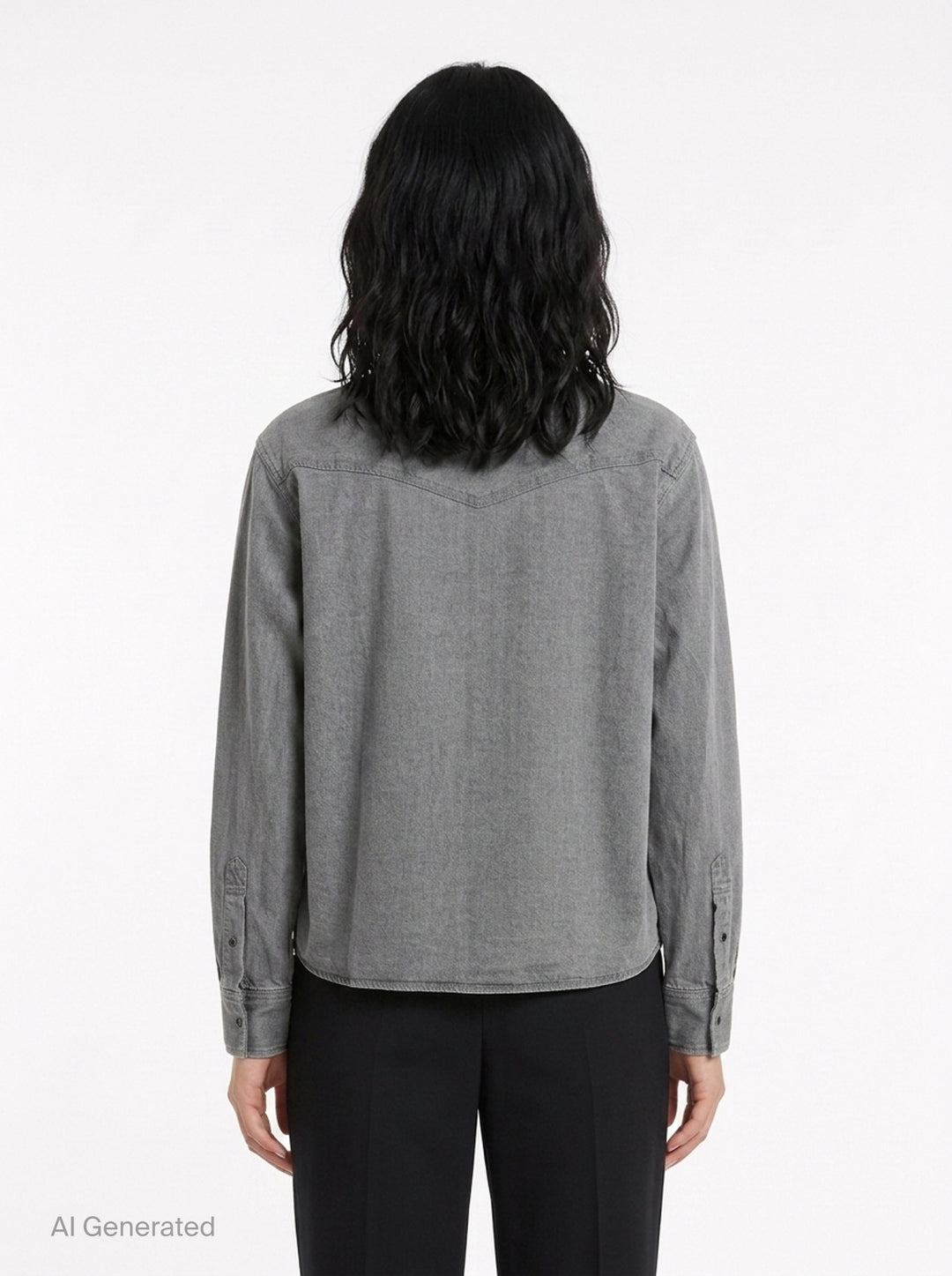 Denim x Knit Cardigan | sacai | Club21 - back