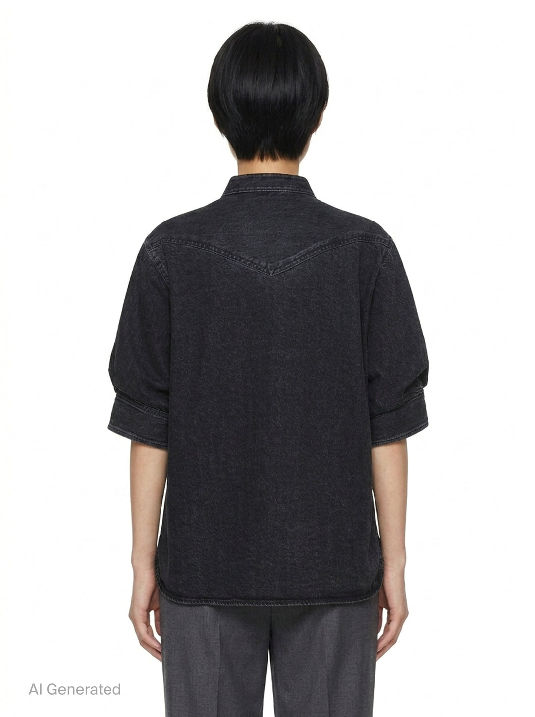 Denim x Knit Pullover | sacai | Club21 - back