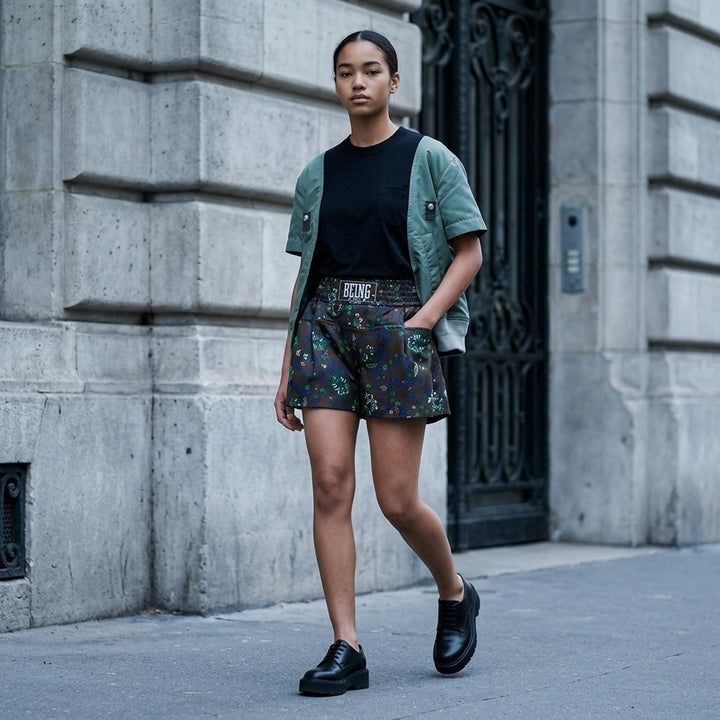 Floral Print Shorts | sacai | Club21 - lifestyle