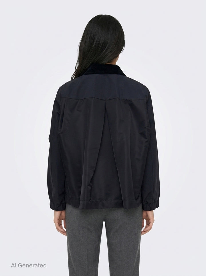 Grosgrain Bonding Blouson | sacai | Club21 - back