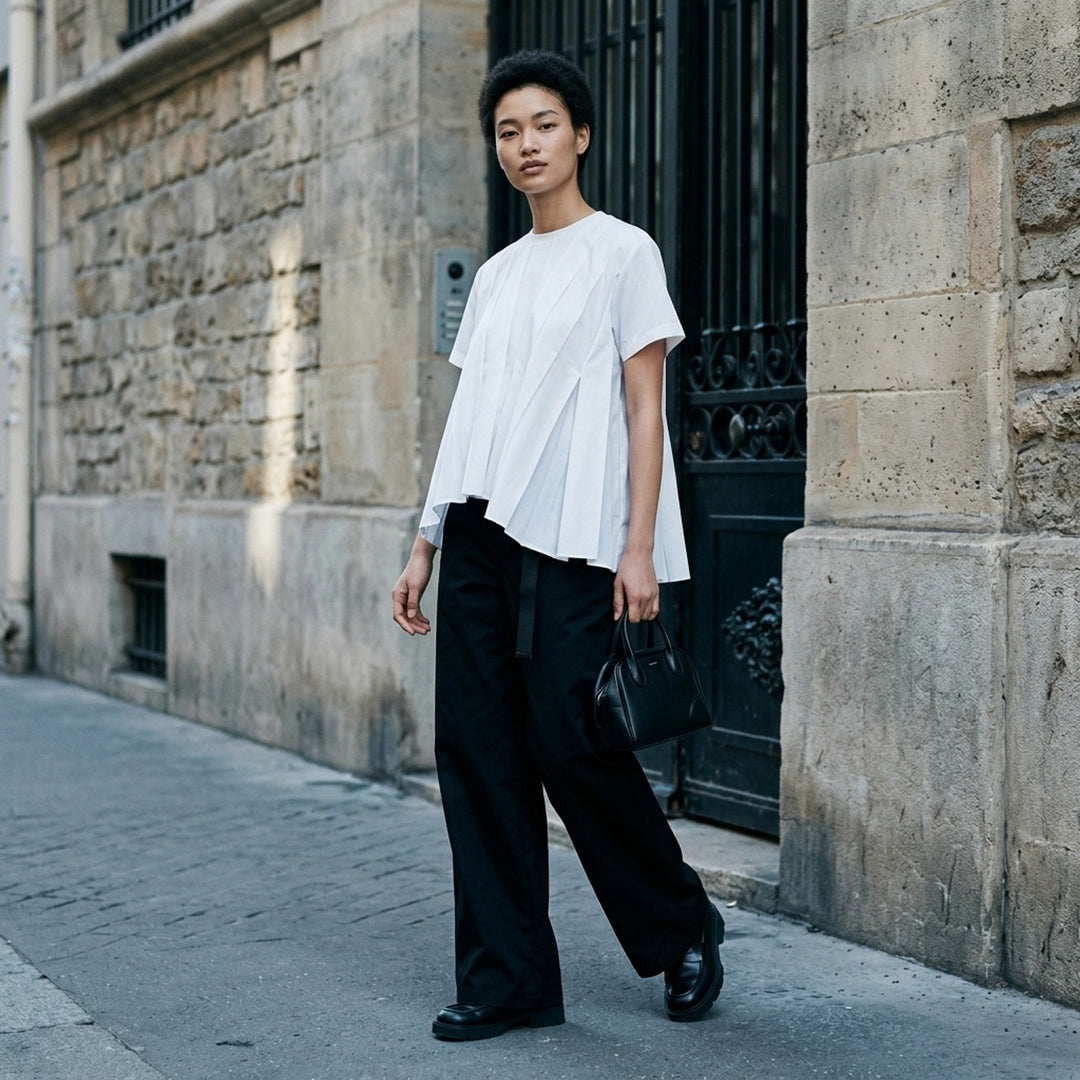 Belted Cotton Chino Pants | sacai | Club21 - lifestyle