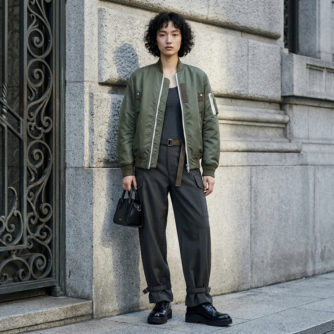 Nylon Twill Blouson Jacket | sacai | Club21 - lifestyle