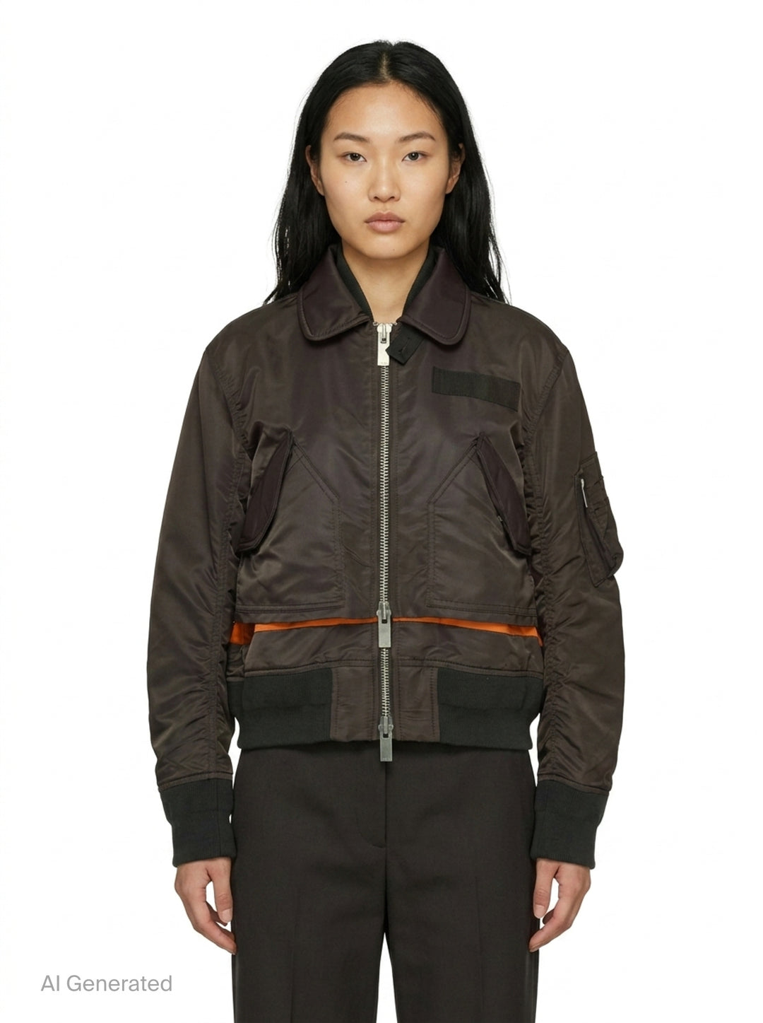 Nylon Twill Bomber Blouson | sacai | Club21 - front