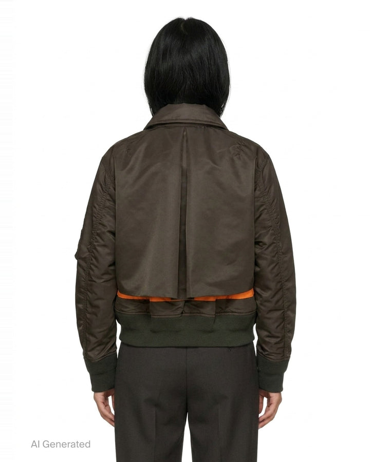 Nylon Twill Bomber Blouson | sacai | Club21 - back