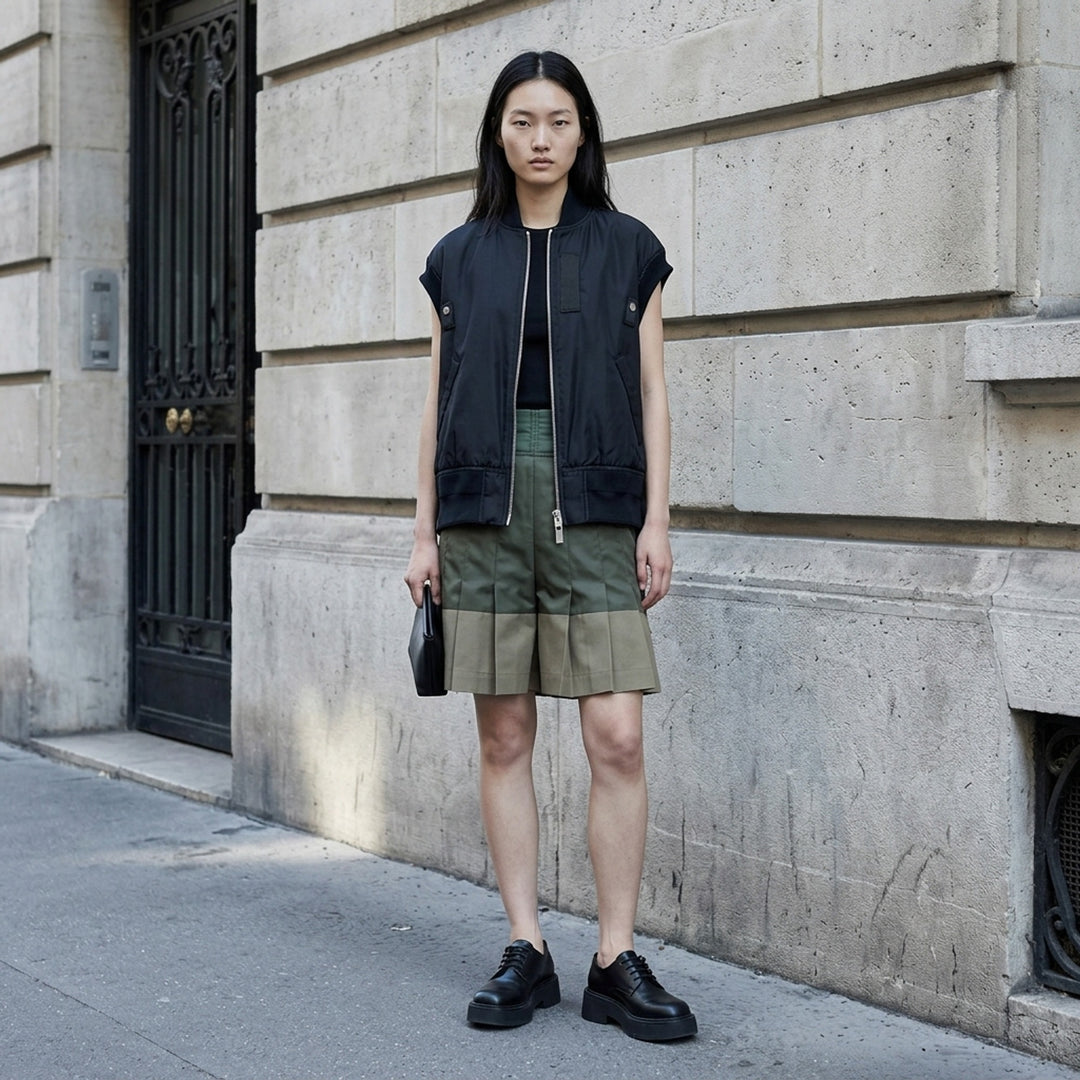 Nylon Twill Bomber Vest | sacai | Club21 - lifestyle
