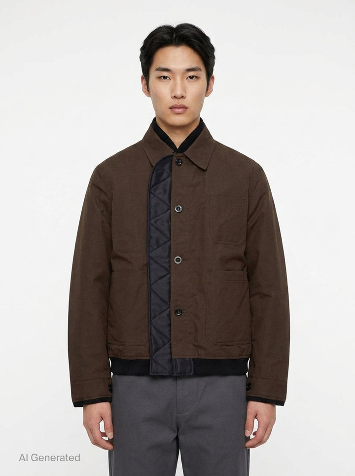 Nylon Twill Reversible Blouson | sacai | Club21 - front