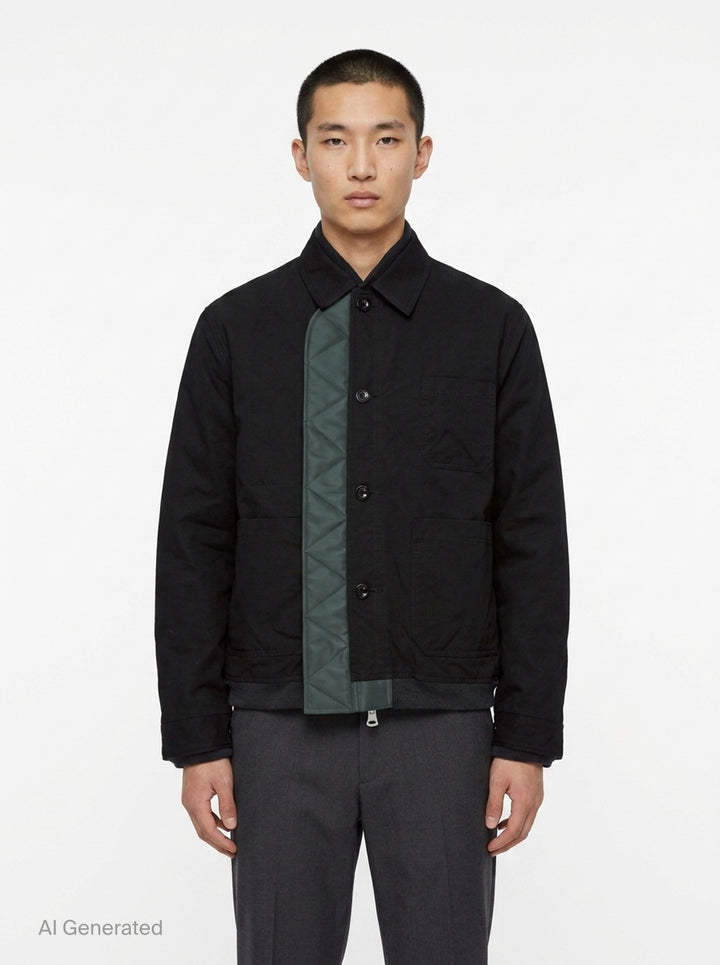 Nylon Twill Reversible Blouson | sacai | Club21 - front