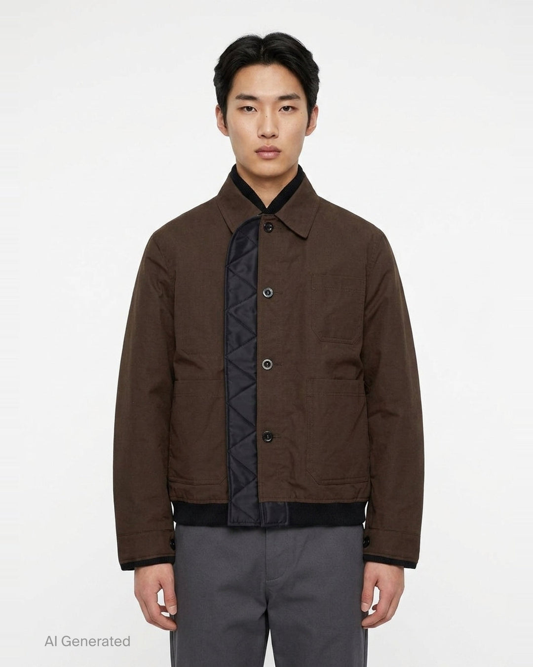 Nylon Twill Reversible Blouson | sacai | Club21 - front