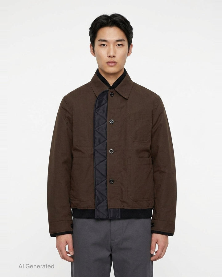 Nylon Twill Reversible Blouson | sacai | Club21 - front