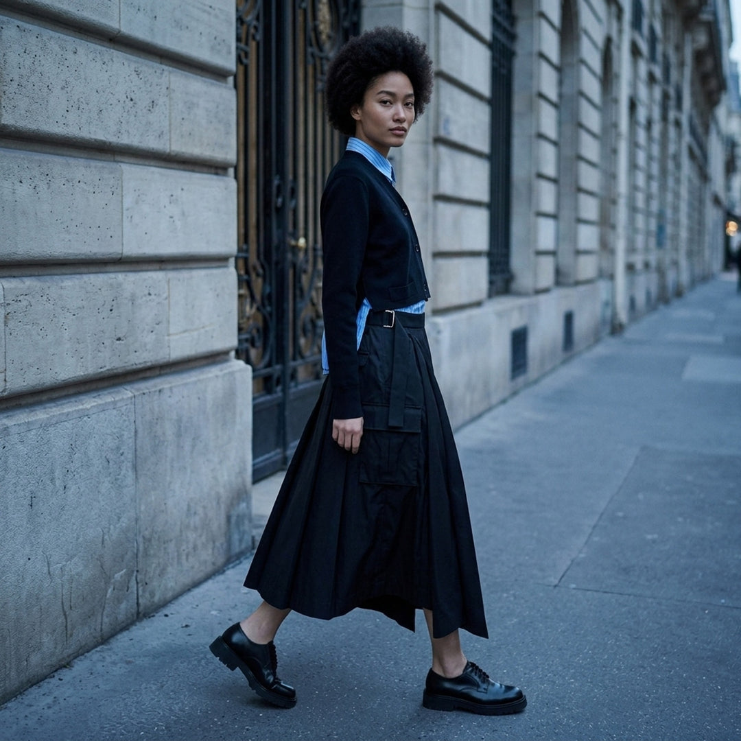 Nylon Twill Suiting Skirt | sacai | Club21 - lifestyle