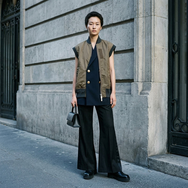 Nylon Twill Suiting Vest | sacai | Club21 - lifestyle