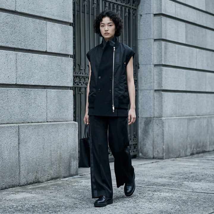 Nylon Twill Suiting Vest | sacai | Club21 - lifestyle