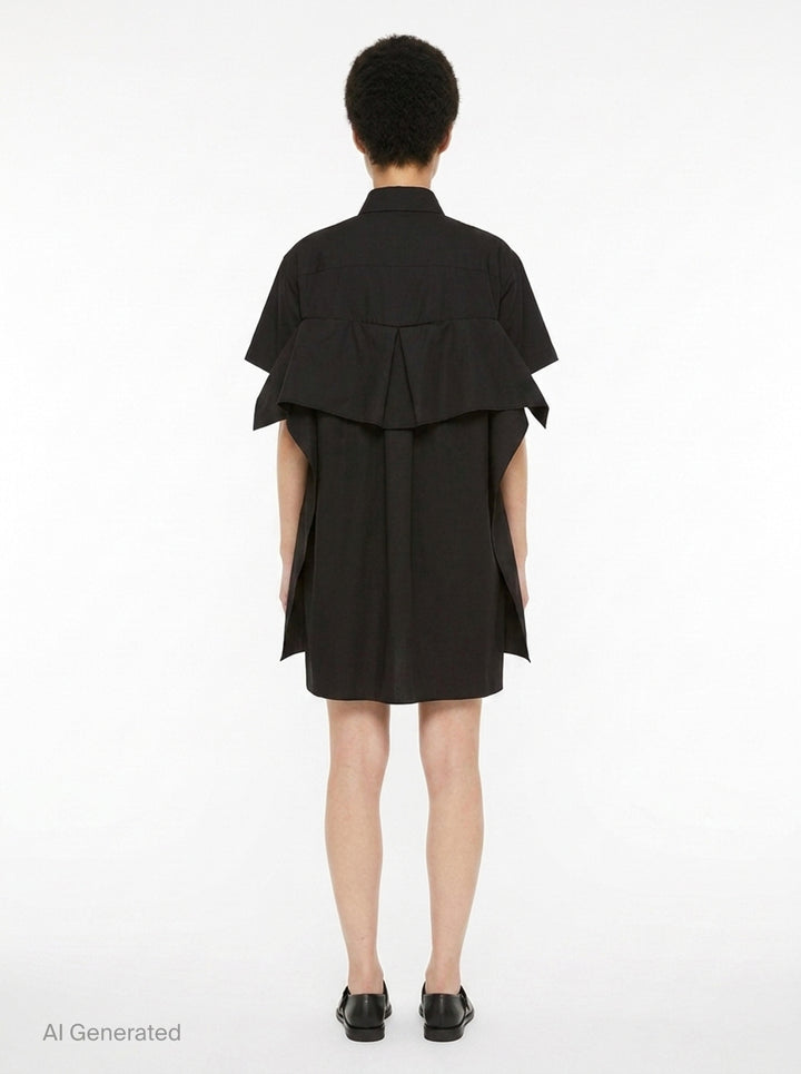 Poplin Bow Shirt Dress | sacai | Club21 - back