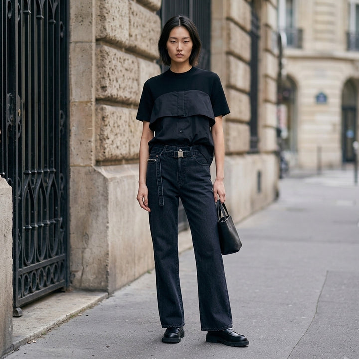Poplin Cotton Jersey T-Shirt | sacai | Club21 - lifestyle