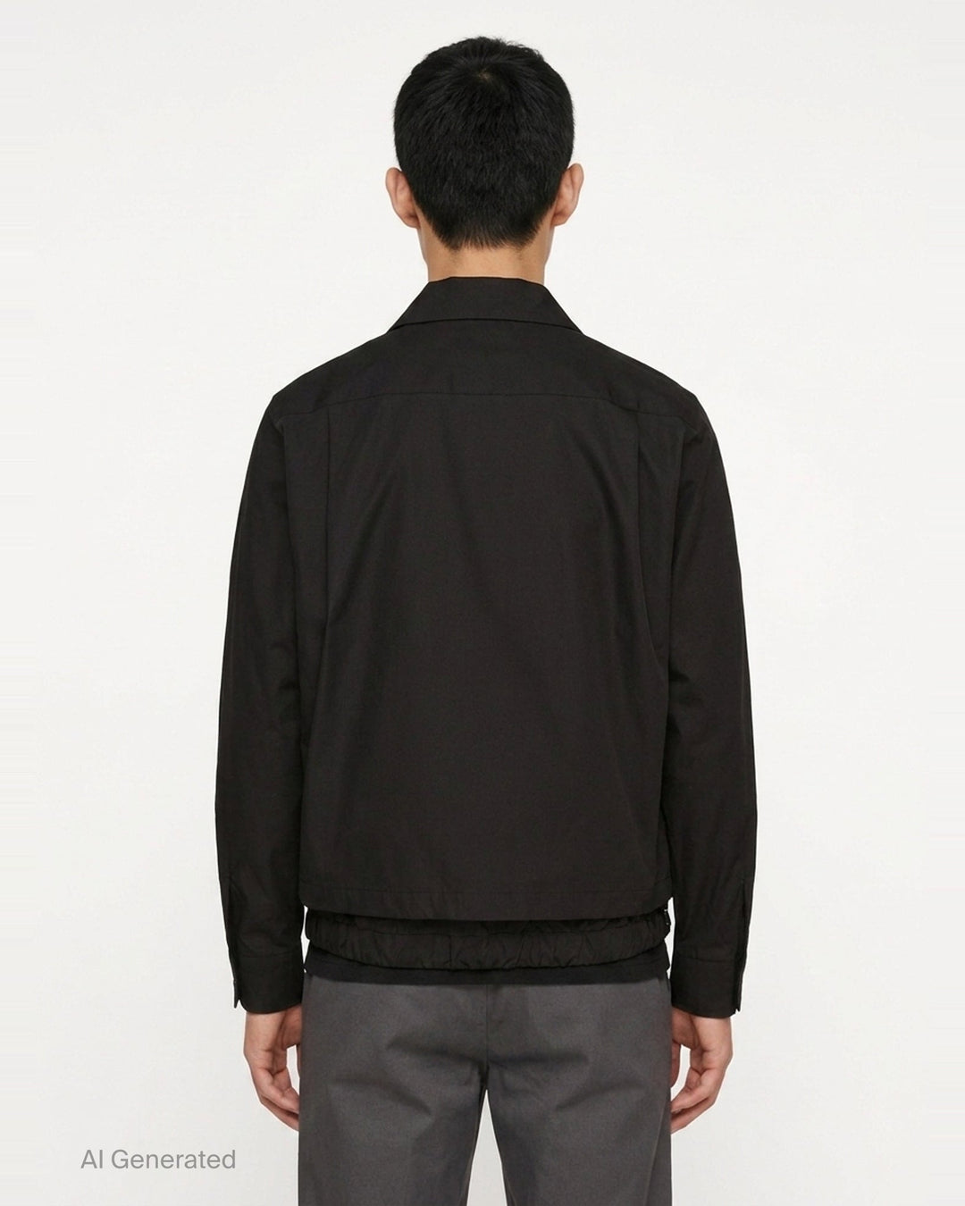 Poplin Long Sleeve Shirt | sacai | Club21 - back