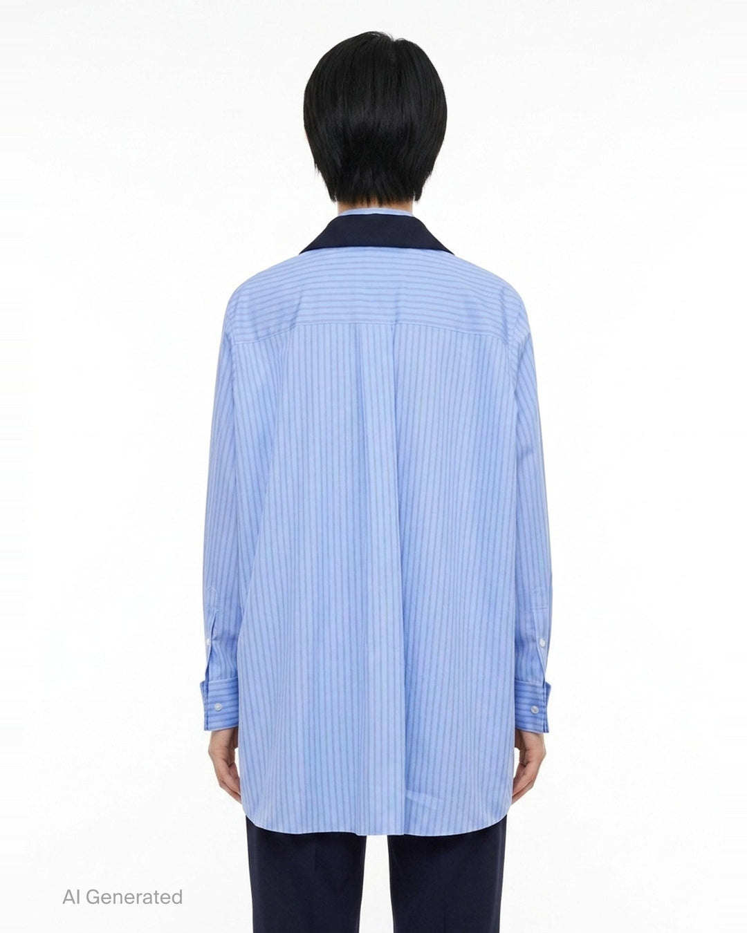 Poplin x Suiting Shirt | sacai | Club21 - back