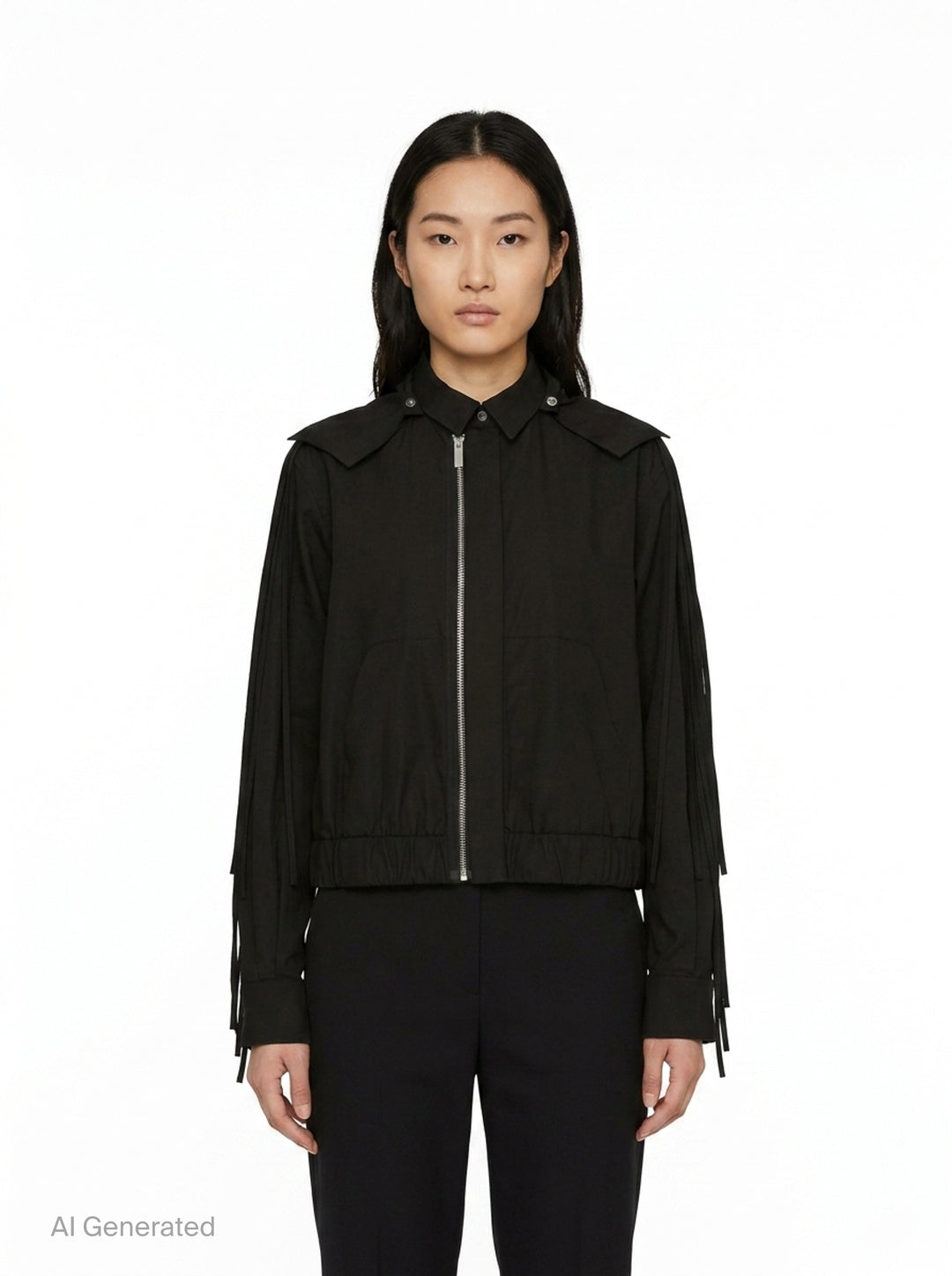 Poplin Zip-Up Jacket | sacai | Club21 - front
