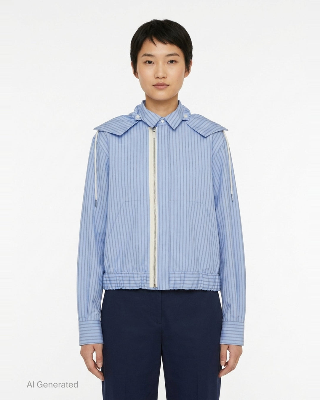 Poplin Zip-Up Jacket | sacai | Club21 - front