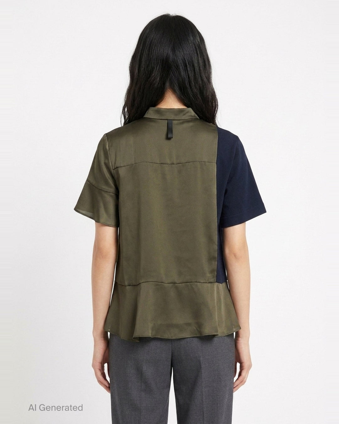 Satin Cotton Jersey Tee | sacai | Club21 - back