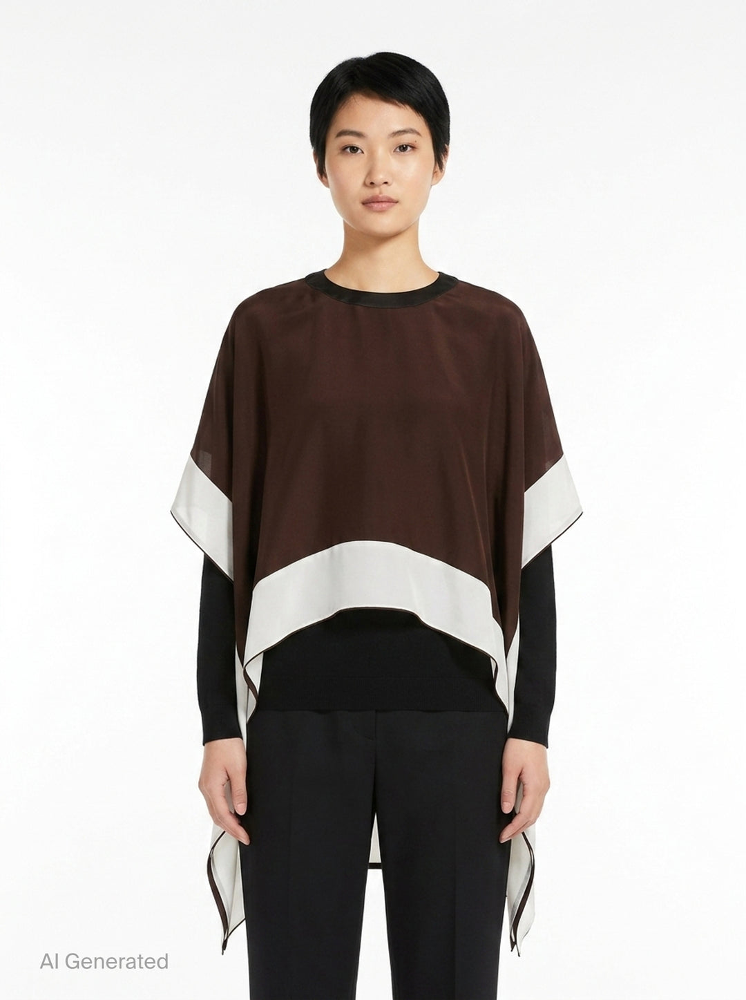 Satin Cotton Jersey Top | sacai | Club21 - front
