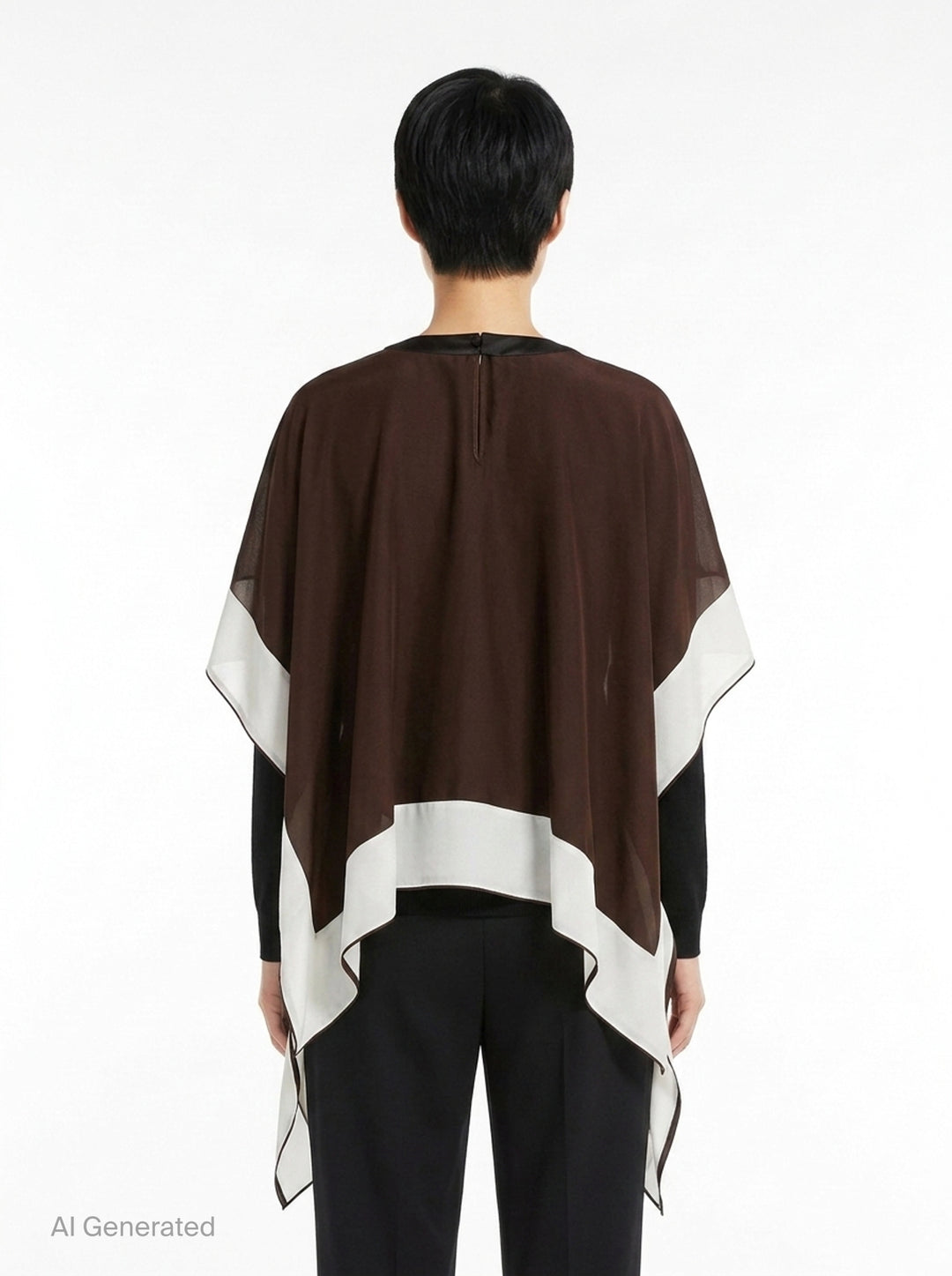 Satin Cotton Jersey Top | sacai | Club21 - back
