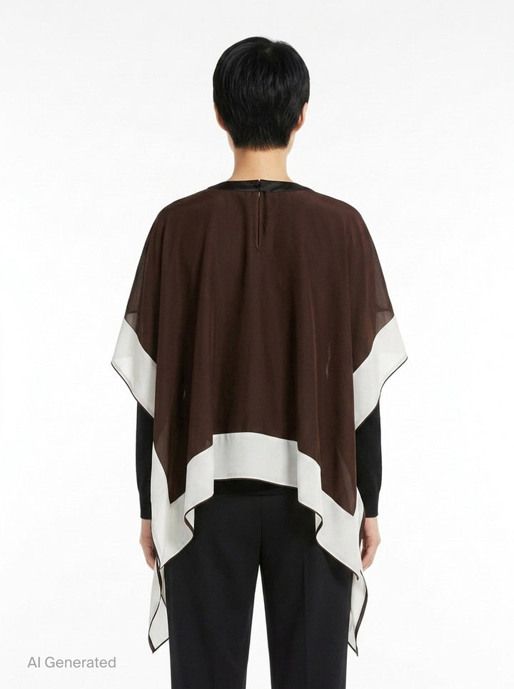 Satin Cotton Jersey Top | sacai | Club21 - back