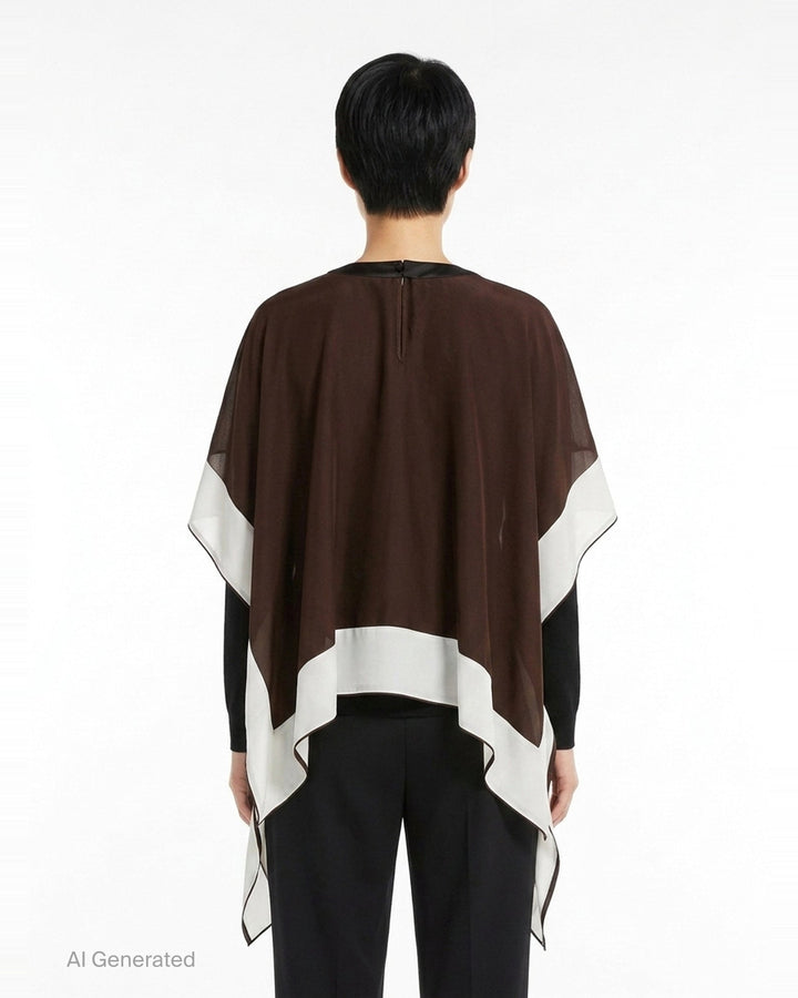 Satin Cotton Jersey Top | sacai | Club21 - back