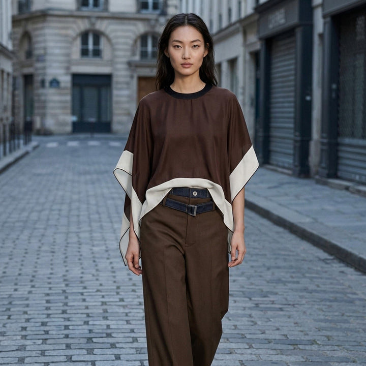 Satin Cotton Jersey Top | sacai | Club21 - lifestyle
