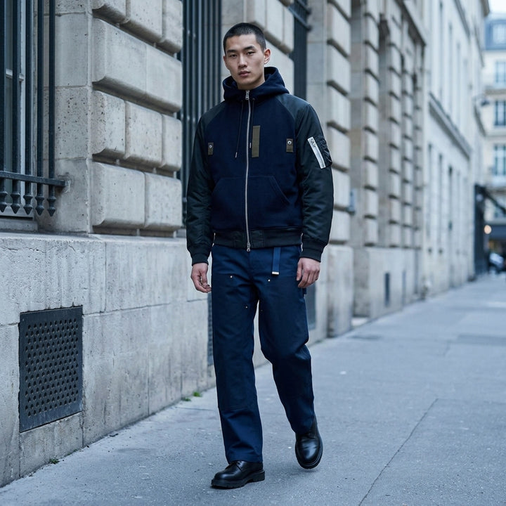 Sponge Sweat Bomber Hoodie | sacai | Club21 - lifestyle