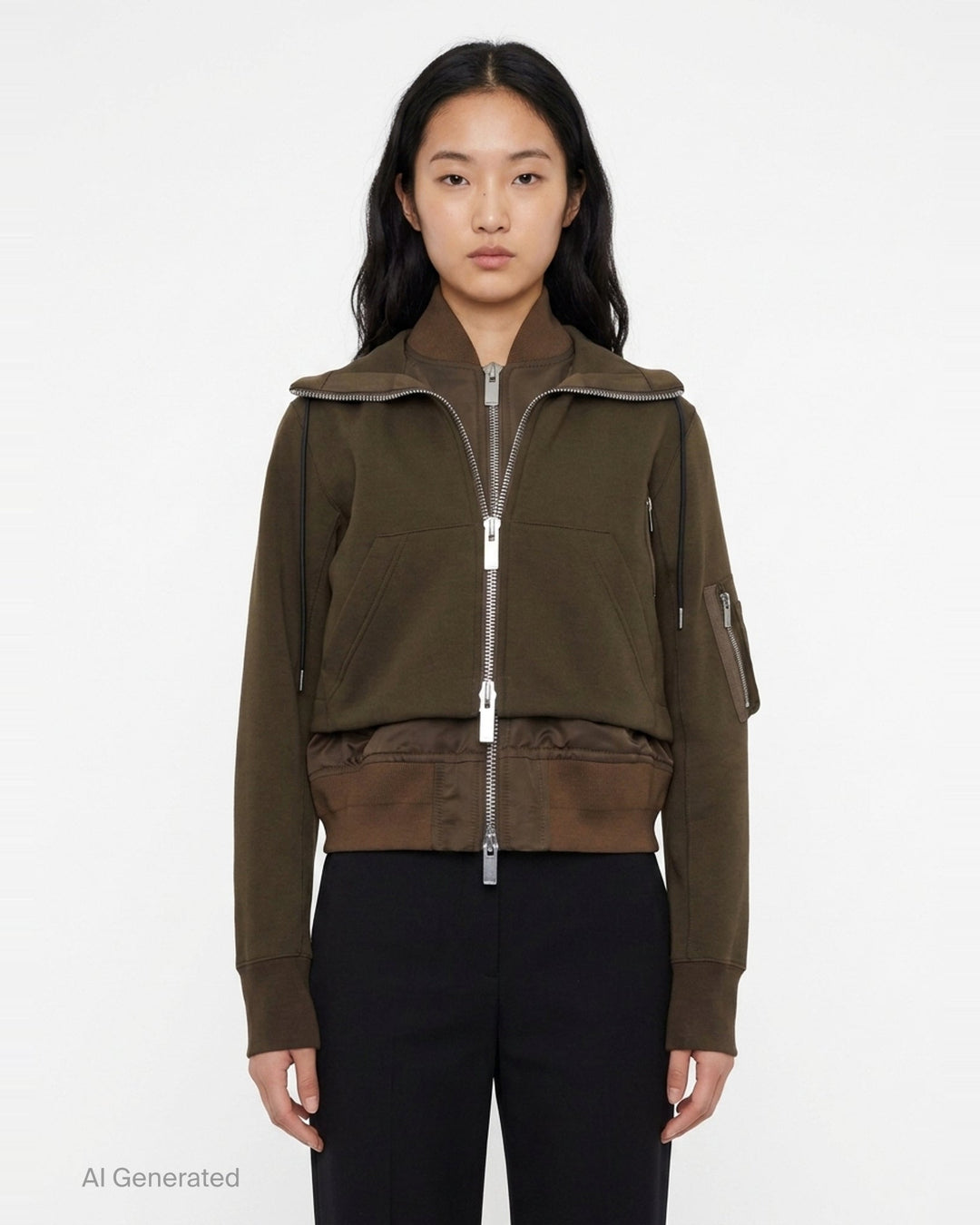 Sponge Sweat Bomber Jacket | sacai | Club21 - front